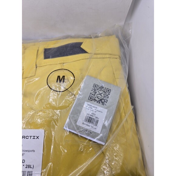 Arctix Men's Snow Sports Cargo Pant M 28" Inseam Bamboo Yellow New PP - Picture 5 of 6